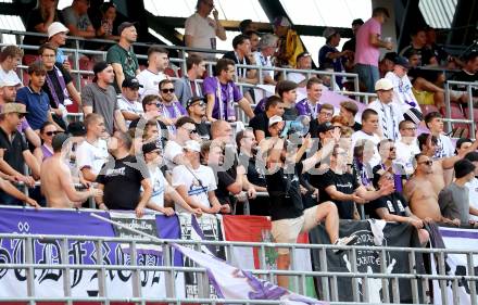 Fussball 2. Liga. SK Austria Klagenfurt gegen Young Violets Austria Wien. Fans (Klagenfurt). Klagenfurt, 8.8.2025.
Foto: Kuess
www.qspictures.net
---
pressefotos, pressefotografie, kuess, qs, qspictures, sport, bild, bilder, bilddatenbank