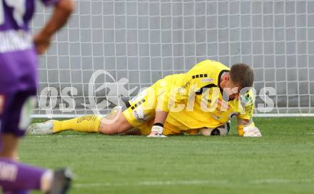 Fussball 2. Liga. SK Austria Klagenfurt gegen Young Violets Austria Wien. Manuel Kuttin  (Klagenfurt). Klagenfurt, 8.8.2025.
Foto: Kuess
www.qspictures.net
---
pressefotos, pressefotografie, kuess, qs, qspictures, sport, bild, bilder, bilddatenbank