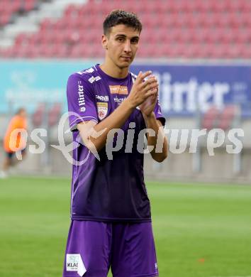 Fussball 2. Liga. SK Austria Klagenfurt gegen Young Violets Austria Wien. Mario Matkovic  (Klagenfurt). Klagenfurt, 8.8.2025.
Foto: Kuess
www.qspictures.net
---
pressefotos, pressefotografie, kuess, qs, qspictures, sport, bild, bilder, bilddatenbank