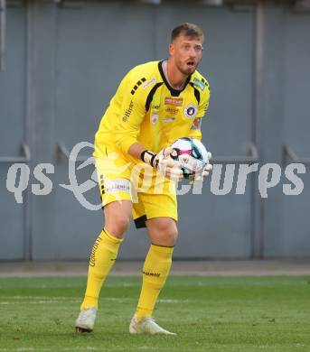 Fussball 2. Liga. SK Austria Klagenfurt gegen Young Violets Austria Wien. Manuel Kuttin   (Klagenfurt). Klagenfurt, 8.8.2025.
Foto: Kuess
www.qspictures.net
---
pressefotos, pressefotografie, kuess, qs, qspictures, sport, bild, bilder, bilddatenbank
