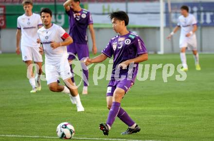 Fussball 2. Liga. SK Austria Klagenfurt gegen Young Violets Austria Wien. Rei Okada (Klagenfurt). Klagenfurt, 8.8.2025.
Foto: Kuess
www.qspictures.net
---
pressefotos, pressefotografie, kuess, qs, qspictures, sport, bild, bilder, bilddatenbank