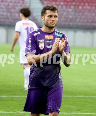 Fussball 2. Liga. SK Austria Klagenfurt gegen Young Violets Austria Wien. Marco Gantschnig  (Klagenfurt). Klagenfurt, 8.8.2025.
Foto: Kuess
www.qspictures.net
---
pressefotos, pressefotografie, kuess, qs, qspictures, sport, bild, bilder, bilddatenbank