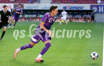 Fussball 2. Liga. SK Austria Klagenfurt gegen Young Violets Austria Wien. Marcel Krnjic (Klagenfurt). Klagenfurt, 8.8.2025.
Foto: Kuess
www.qspictures.net
---
pressefotos, pressefotografie, kuess, qs, qspictures, sport, bild, bilder, bilddatenbank