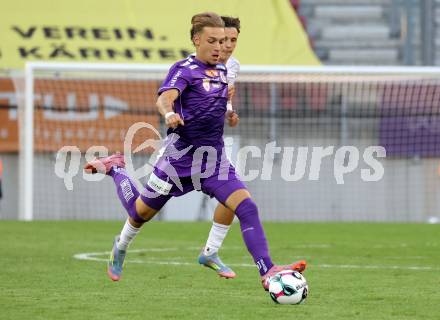 Fussball 2. Liga. SK Austria Klagenfurt gegen Young Violets Austria Wien. Sebastian Pschernig  (Klagenfurt). Klagenfurt, 8.8.2025.
Foto: Kuess
www.qspictures.net
---
pressefotos, pressefotografie, kuess, qs, qspictures, sport, bild, bilder, bilddatenbank