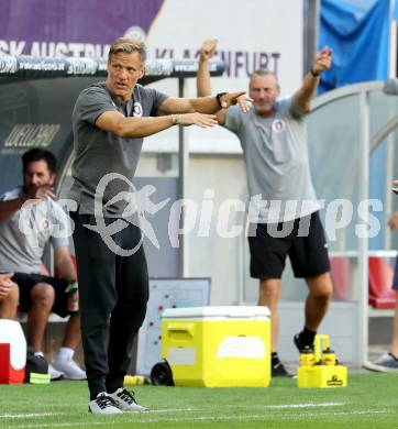 Fussball 2. Liga. SK Austria Klagenfurt gegen Young Violets Austria Wien. Trainer Rolf Landerl  (Klagenfurt). Klagenfurt, 8.8.2025.
Foto: Kuess
www.qspictures.net
---
pressefotos, pressefotografie, kuess, qs, qspictures, sport, bild, bilder, bilddatenbank