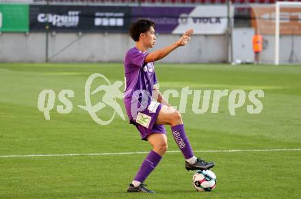 Fussball 2. Liga. SK Austria Klagenfurt gegen Young Violets Austria Wien. Rei Okada (Klagenfurt). Klagenfurt, 8.8.2025.
Foto: Kuess
www.qspictures.net
---
pressefotos, pressefotografie, kuess, qs, qspictures, sport, bild, bilder, bilddatenbank