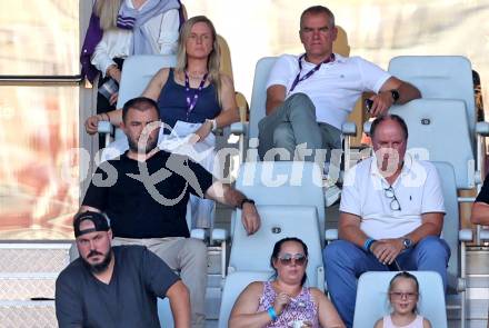 Fussball 2. Liga. SK Austria Klagenfurt gegen Young Violett Austria Wien.  Zeljko Karajica, Gerhard Engl. Klagenfurt, 8.8.2025.
Foto: Kuess
www.qspictures.net
---
pressefotos, pressefotografie, kuess, qs, qspictures, sport, bild, bilder, bilddatenbank