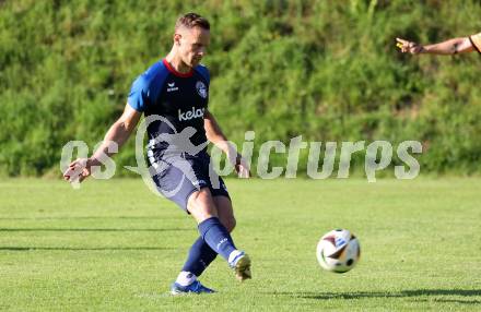 Fussball Unterliga Mitte. Arriach gegen Ludmannsdorf.  Michael Jakopitsch  (Ludmannsdorf).  Arriach, am 9.8.2025.
Foto. Kuess
www.qspictures.net
---
pressefotos, pressefotografie, kuess, qs, qspictures, sport, bild, bilder, bilddatenbank