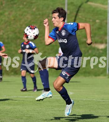 Fussball Unterliga Mitte. Arriach gegen Ludmannsdorf.    Luka Bagislar  (Ludmannsdorf).  Arriach, am 9.8.2025.
Foto. Kuess
www.qspictures.net
---
pressefotos, pressefotografie, kuess, qs, qspictures, sport, bild, bilder, bilddatenbank