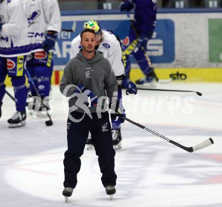 Eishockey Bundesliga. Training VSV. Co-Trainer Marco Pewal. Villach, am 11.8.2025.
Foto: Kuess
www.qspictures.net
---
pressefotos, pressefotografie, kuess, qs, qspictures, sport, bild, bilder, bilddatenbank