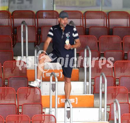 Eishockey Bundesliga. Training VSV.  Herbert Hohenberger.  Villach, am 11.8.2025.
Foto: Kuess
www.qspictures.net
---
pressefotos, pressefotografie, kuess, qs, qspictures, sport, bild, bilder, bilddatenbank