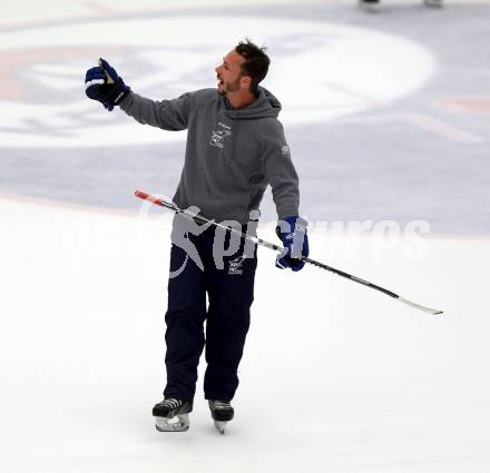Eishockey Bundesliga. Training VSV.  Co-Trainer Marco Pewal. Villach, am 11.8.2025.
Foto: Kuess
www.qspictures.net
---
pressefotos, pressefotografie, kuess, qs, qspictures, sport, bild, bilder, bilddatenbank