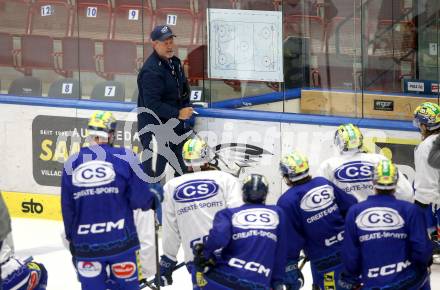 Eishockey Bundesliga. Training VSV. Trainer Tray Tuomie. Villach, am 11.8.2025.
Foto: Kuess
www.qspictures.net
---
pressefotos, pressefotografie, kuess, qs, qspictures, sport, bild, bilder, bilddatenbank