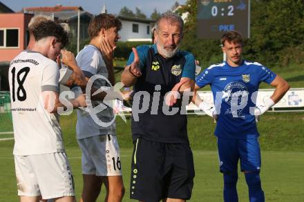 Fussball Kaerntner Liga.  Koettmannsdorf gegen SAK. Trainer Nenad Pavicevic  (Koettmannsdorf),  Klagenfurt, am 17.8.2025.
Foto. Kuess
www.qspictures.net
---
pressefotos, pressefotografie, kuess, qs, qspictures, sport, bild, bilder, bilddatenbank