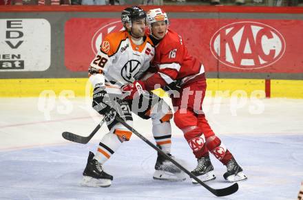 Eishockey Bundesliga. Testspiel. KAC gegen Grizzlys Wolfsburg. Simeon Schwinger (KAC), Jimmy Martinovic (Wolfsburg) Klagenfurt, am 20.8.2025.
Foto: Kuess
www.qspictures.net
---
pressefotos, pressefotografie, kuess, qs, qspictures, sport, bild, bilder, bilddatenbank