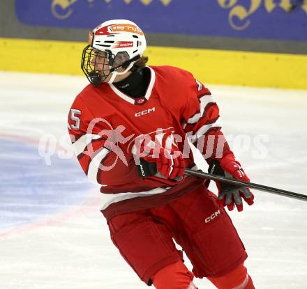 Eishockey Bundesliga. Testspiel. KAC gegen Grizzlys Wolfsburg.  Johannes Dobrovolny (KAC). Klagenfurt, am 20.8.2025.
Foto: Kuess
www.qspictures.net
---
pressefotos, pressefotografie, kuess, qs, qspictures, sport, bild, bilder, bilddatenbank
