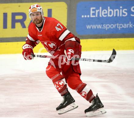 Eishockey Bundesliga. Testspiel. KAC gegen Grizzlys Wolfsburg. Jordan Murray  (KAC). Klagenfurt, am 20.8.2025.
Foto: Kuess
www.qspictures.net
---
pressefotos, pressefotografie, kuess, qs, qspictures, sport, bild, bilder, bilddatenbank