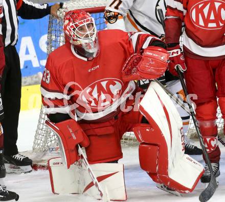 Eishockey Bundesliga. Testspiel. KAC gegen Grizzlys Wolfsburg. Florian Vorauer (KAC).  Klagenfurt, am 20.8.2025.
Foto: Kuess
www.qspictures.net
---
pressefotos, pressefotografie, kuess, qs, qspictures, sport, bild, bilder, bilddatenbank