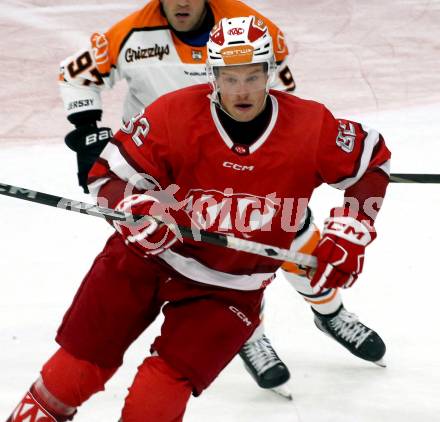 Eishockey Bundesliga. Testspiel. KAC gegen Grizzlys Wolfsburg.  Thimo Nickl   (KAC). Klagenfurt, am 20.8.2025.
Foto: Kuess
www.qspictures.net
---
pressefotos, pressefotografie, kuess, qs, qspictures, sport, bild, bilder, bilddatenbank
