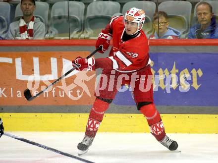 Eishockey Bundesliga. Testspiel. KAC gegen Grizzlys Wolfsburg. Luka Gomboc (KAC).  Klagenfurt, am 20.8.2025.
Foto: Kuess
www.qspictures.net
---
pressefotos, pressefotografie, kuess, qs, qspictures, sport, bild, bilder, bilddatenbank