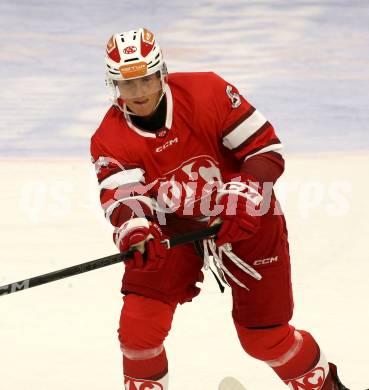 Eishockey Bundesliga. Testspiel. KAC gegen Grizzlys Wolfsburg. Tobias Sablattnig  (KAC).  Klagenfurt, am 20.8.2025.
Foto: Kuess
www.qspictures.net
---
pressefotos, pressefotografie, kuess, qs, qspictures, sport, bild, bilder, bilddatenbank