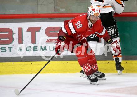 Eishockey Bundesliga. Testspiel. KAC gegen Grizzlys Wolfsburg. Daniel Obersteiner (KAC).  Klagenfurt, am 20.8.2025.
Foto: Kuess
www.qspictures.net
---
pressefotos, pressefotografie, kuess, qs, qspictures, sport, bild, bilder, bilddatenbank