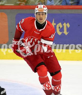 Eishockey Bundesliga. Testspiel. KAC gegen Grizzlys Wolfsburg. Luka Gomboc  (KAC).  Klagenfurt, am 20.8.2025.
Foto: Kuess
www.qspictures.net
---
pressefotos, pressefotografie, kuess, qs, qspictures, sport, bild, bilder, bilddatenbank