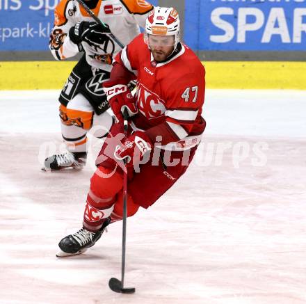 Eishockey Bundesliga. Testspiel. KAC gegen Grizzlys Wolfsburg. Jordan Murray  (KAC). Klagenfurt, am 20.8.2025.
Foto: Kuess
www.qspictures.net
---
pressefotos, pressefotografie, kuess, qs, qspictures, sport, bild, bilder, bilddatenbank