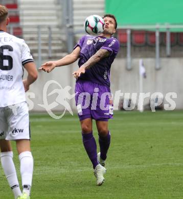 Fussball 2. Liga. SK Austria Klagenfurt gegen SW Bregenz.  Marco Gantschnig (Klagenfurt). Klagenfurt, 23.8.2025.
Foto: Kuess
www.qspictures.net
---
pressefotos, pressefotografie, kuess, qs, qspictures, sport, bild, bilder, bilddatenbank
