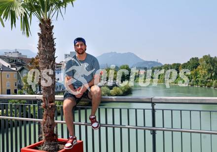 Eishockey Bundesliga. Interview Nick Hutchison (VSV).  Villach, am 13.8.2025.
Foto: Kuess
www.qspictures.net
---
pressefotos, pressefotografie, kuess, qs, qspictures, sport, bild, bilder, bilddatenbank