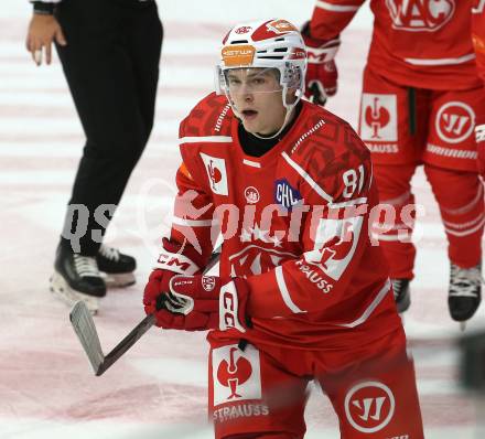 Eishockey Champions Hockey League. CHL. KAC gegen Sparta Prague.  Finn Van Ee (KAC). Klagenfurt, am 28.8.2025.
Foto: Kuess
www.qspictures.net
---
pressefotos, pressefotografie, kuess, qs, qspictures, sport, bild, bilder, bilddatenbank