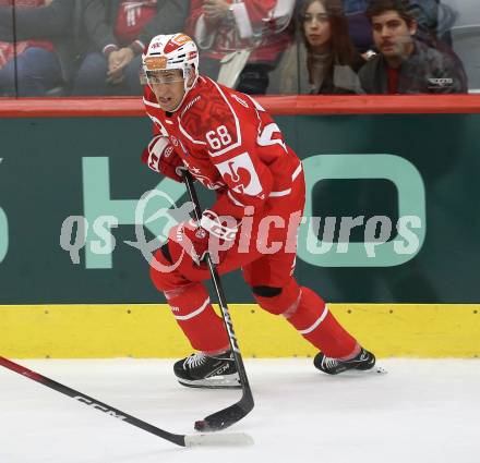Eishockey Champions Hockey League. CHL. KAC gegen Sparta Prague. Luka Gomboc  (KAC). Klagenfurt, am 28.8.2025.
Foto: Kuess
www.qspictures.net
---
pressefotos, pressefotografie, kuess, qs, qspictures, sport, bild, bilder, bilddatenbank