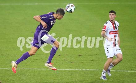 Fussball 2. Liga. SK Austria Klagenfurt gegen Admira Wacker. Aiden Liu  (Klagenfurt). Klagenfurt, am 29.8.2025.
Foto: Kuess
www.qspictures.net
---
pressefotos, pressefotografie, kuess, qs, qspictures, sport, bild, bilder, bilddatenbank