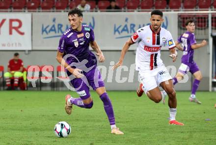 Fussball 2. Liga. SK Austria Klagenfurt gegen Admira Wacker.  Marcel Krnjic  (Klagenfurt). Klagenfurt, 29.8.2025.
Foto: Kuess
www.qspictures.net
---
pressefotos, pressefotografie, kuess, qs, qspictures, sport, bild, bilder, bilddatenbank