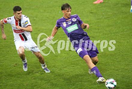 Fussball 2. Liga. SK Austria Klagenfurt gegen Admira Wacker.  Matteo Kitz (Klagenfurt). Klagenfurt, am 29.8.2025.
Foto: Kuess
www.qspictures.net
---
pressefotos, pressefotografie, kuess, qs, qspictures, sport, bild, bilder, bilddatenbank