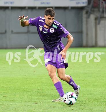 Fussball 2. Liga. SK Austria Klagenfurt gegen Admira Wacker. Mario Matkovic  (Klagenfurt). Klagenfurt, 29.8.2025.
Foto: Kuess
www.qspictures.net
---
pressefotos, pressefotografie, kuess, qs, qspictures, sport, bild, bilder, bilddatenbank