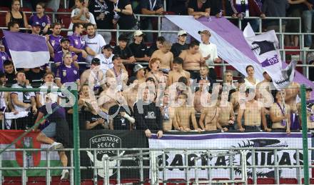 Fussball 2. Liga. SK Austria Klagenfurt gegen Admira Wacker. Fans  (Klagenfurt). Klagenfurt, 29.8.2025.
Foto: Kuess
www.qspictures.net
---
pressefotos, pressefotografie, kuess, qs, qspictures, sport, bild, bilder, bilddatenbank