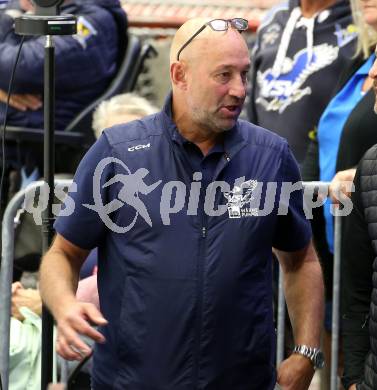 Eishockey Bundesliga. Testspiel. VSV gegen Rosenheim.  Herbert Hohenberger (VSV),. Villach, am 6.9..2025.
Foto: Kuess
www.qspictures.net
---
pressefotos, pressefotografie, kuess, qs, qspictures, sport, bild, bilder, bilddatenbank