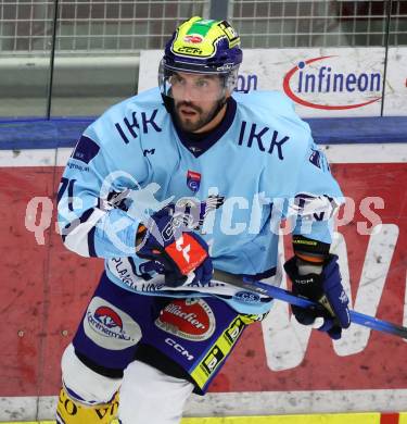 Eishockey Bundesliga. Testspiel. VSV gegen Rosenheim.  Steven Strong  (VSV).  Villach, am 6.9..2025.
Foto: Kuess
www.qspictures.net
---
pressefotos, pressefotografie, kuess, qs, qspictures, sport, bild, bilder, bilddatenbank