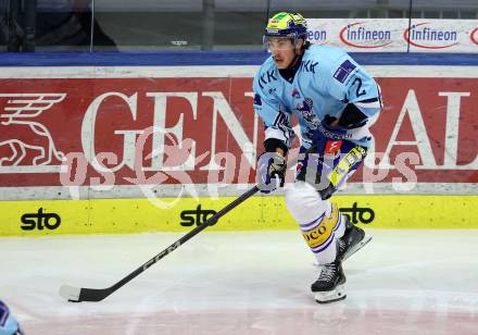 Eishockey Bundesliga. Testspiel. VSV gegen Rosenheim.  Dylan Macpherson  (VSV). Villach, am 6.9..2025.
Foto: Kuess
www.qspictures.net
---
pressefotos, pressefotografie, kuess, qs, qspictures, sport, bild, bilder, bilddatenbank