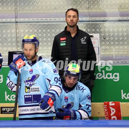 Eishockey Bundesliga. Testspiel. VSV gegen Rosenheim.  Co-Trainer Marco Pewal  (VSV).  Villach, am 6.9..2025.
Foto: Kuess
www.qspictures.net
---
pressefotos, pressefotografie, kuess, qs, qspictures, sport, bild, bilder, bilddatenbank