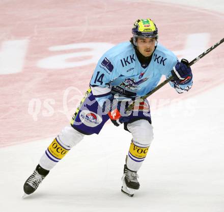 Eishockey Bundesliga. Testspiel. VSV gegen Rosenheim. Johannes Tschurnig  (VSV). Villach, am 6.9..2025.
Foto: Kuess
www.qspictures.net
---
pressefotos, pressefotografie, kuess, qs, qspictures, sport, bild, bilder, bilddatenbank