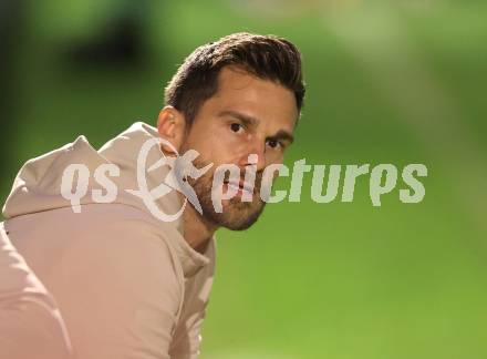 Fussball Regionalliga. Velden gegen Treibach. Trainer Marcel Kuster  (Velden),    Velden, am 12.9.2025.
Foto: Kuess
www.qspictures.net
---
pressefotos, pressefotografie, kuess, qs, qspictures, sport, bild, bilder, bilddatenbank