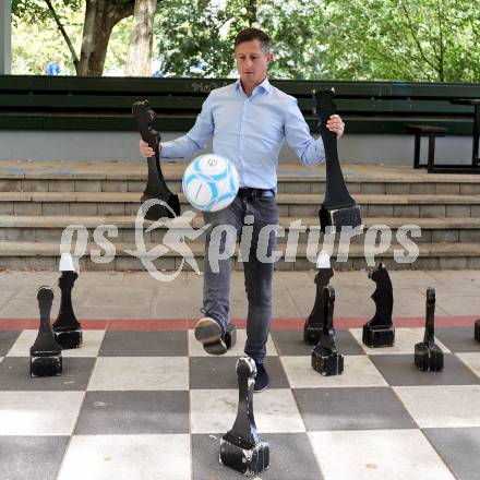 Fussball Regionalliga. Velden gegen Treibach. Vorschaufotos.  Trainer Karl Schweighofer (Treibach). Klagenfurt, am 9.9.2025.
Foto: Kuess
www.qspictures.net
---
pressefotos, pressefotografie, kuess, qs, qspictures, sport, bild, bilder, bilddatenbank