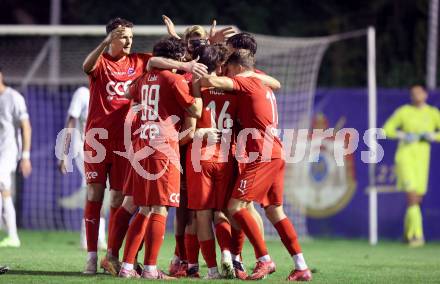Fussball KÃ¤rntner Liga. SAK gegen St. Veit.  Torjubel  (St.Veit). Klagenfurt, am 19.9.2025.
Foto: Kuess
www.qspictures.net
---
pressefotos, pressefotografie, kuess, qs, qspictures, sport, bild, bilder, bilddatenbank