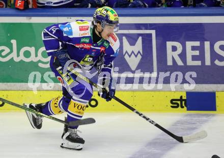 Eishockey Bundesliga. VSV gegen HC Pustertal. Johannes Tschurnig   (VSV). Villach, am 21.9..2025.
Foto: Kuess
www.qspictures.net
---
pressefotos, pressefotografie, kuess, qs, qspictures, sport, bild, bilder, bilddatenbank