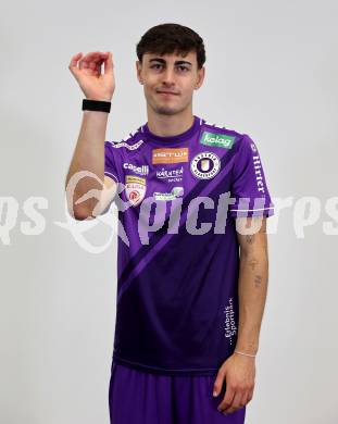 Fussball 2. Liga. Mannschaftsfototermin SK Austria Klagenfurt. Elias Jandrisevits.   Klagenfurt, 25.9.2025.
Foto: Kuess
www.qspictures.net
---
pressefotos, pressefotografie, kuess, qs, qspictures, sport, bild, bilder, bilddatenbank