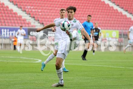 Fussball 2. Liga. SK Austria Klagenfurt gegen FC Hertha Wels.. Elias Jandrisevits  (Klagenfurt).  Klagenfurt, 26.9.2025.
Foto: Kuess
www.qspictures.net
---
pressefotos, pressefotografie, kuess, qs, qspictures, sport, bild, bilder, bilddatenbank