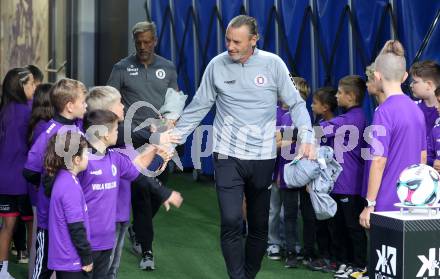 Fussball 2. Liga. SK Austria Klagenfurt gegen FC Hertha Wels..  Co-Trainer Guido Frank, Trainer Rolf Landerl  (Klagenfurt)  Klagenfurt, 26.9.2025.
Foto: Kuess
www.qspictures.net
---
pressefotos, pressefotografie, kuess, qs, qspictures, sport, bild, bilder, bilddatenbank