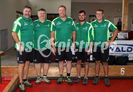Stocksport. Champions League.  Alfons Marktl, Thomas Stocklauser, Andreas Schurian, Benjamin Fillafer, Marco Schurian (EK Deurotherm Feldkirchen). Klagenfurt, 27.9.2025.
Foto: Kuess
www.qspictures.net
---
pressefotos, pressefotografie, kuess, qs, qspictures, sport, bild, bilder, bilddatenbank
